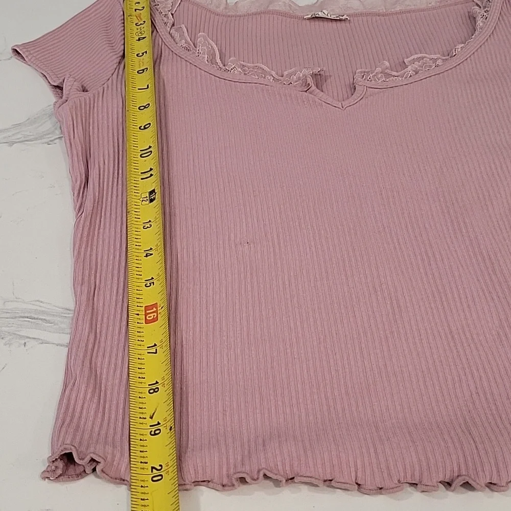Free People Women's Classic Twist Short Sleeve Tee Size Large